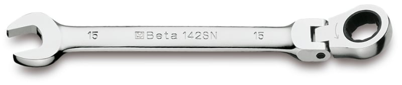 Swivel End Ratcheting Combination Spanner Wrench 9mm - Beta Tools 142SN 9