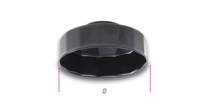 Oil Filter Wrench for MAN Vehicles 135mm 18-Sided - Beta Tools 1493 65-L14