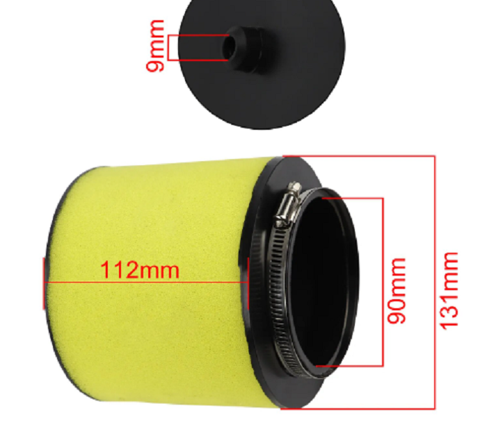 DIRT RACING  AIR FILTER 01-14 HONDA TRX500FA PIONEER 700 17254-HP0-A00