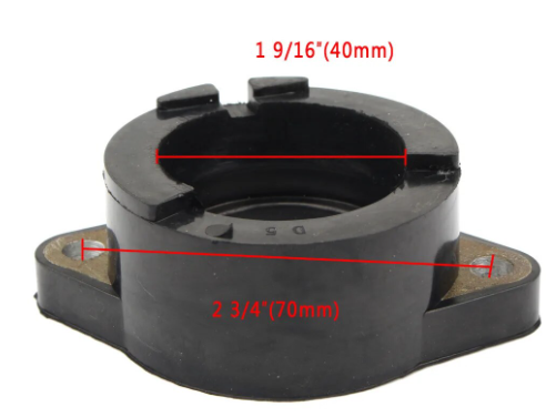 Dirt Racing Carburetor Rubber Manifold Yamaha SR400 Ltd Sr Tt XT500 1976-1981 Intake Boot