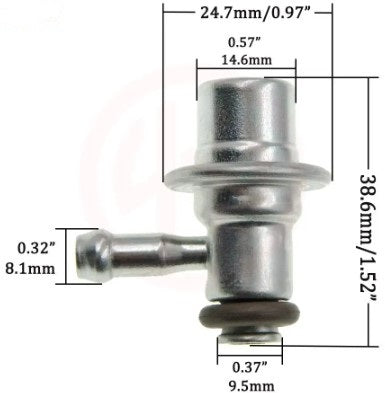 Dirt Racing Fuel Pressure Regulator 3.0 Bar 2011-2019 KTM Efi 250 350 450 78107088100 78107088000