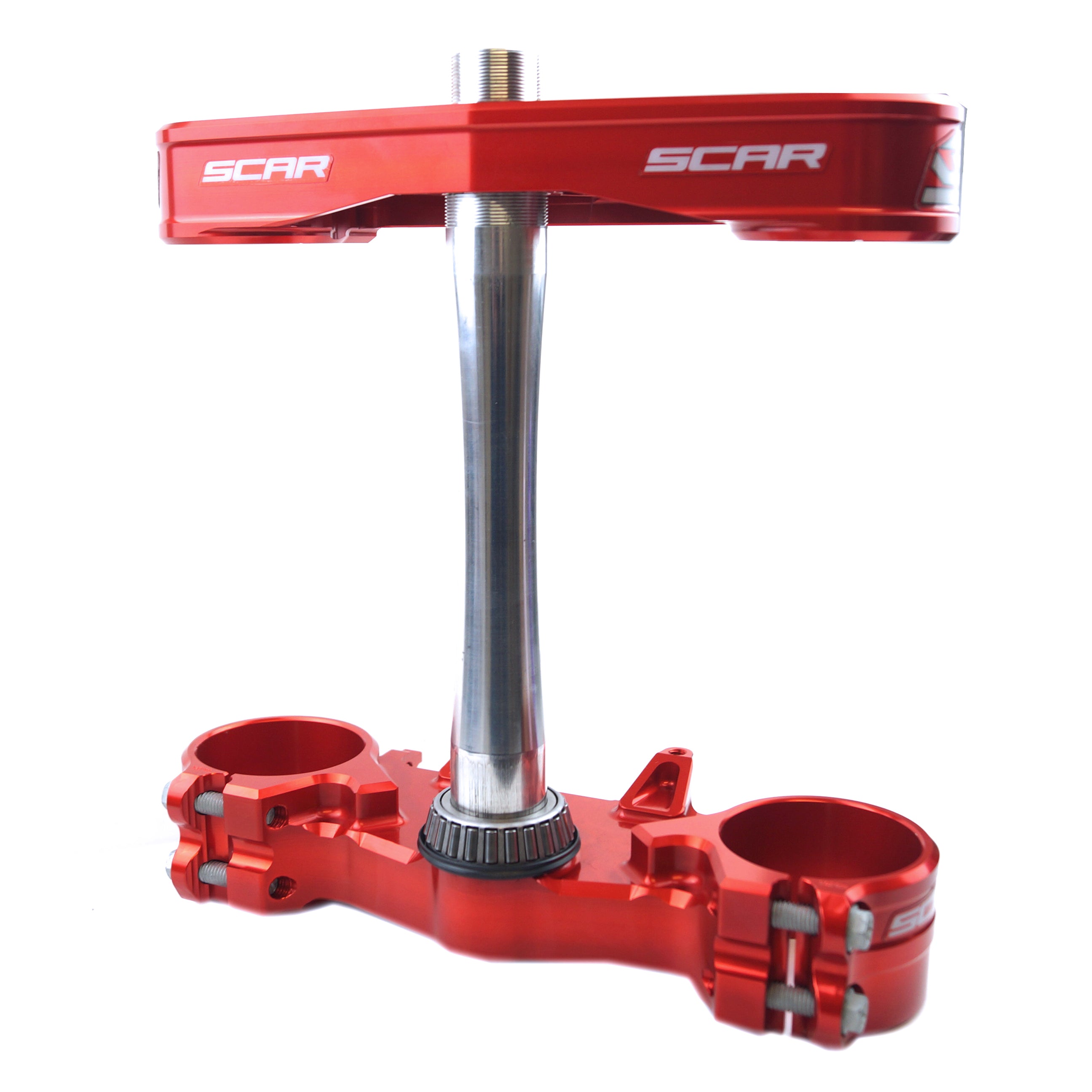 Scar Racing Triple Clamps Red CRF 2022-25, Offset 22mm Scar S2421