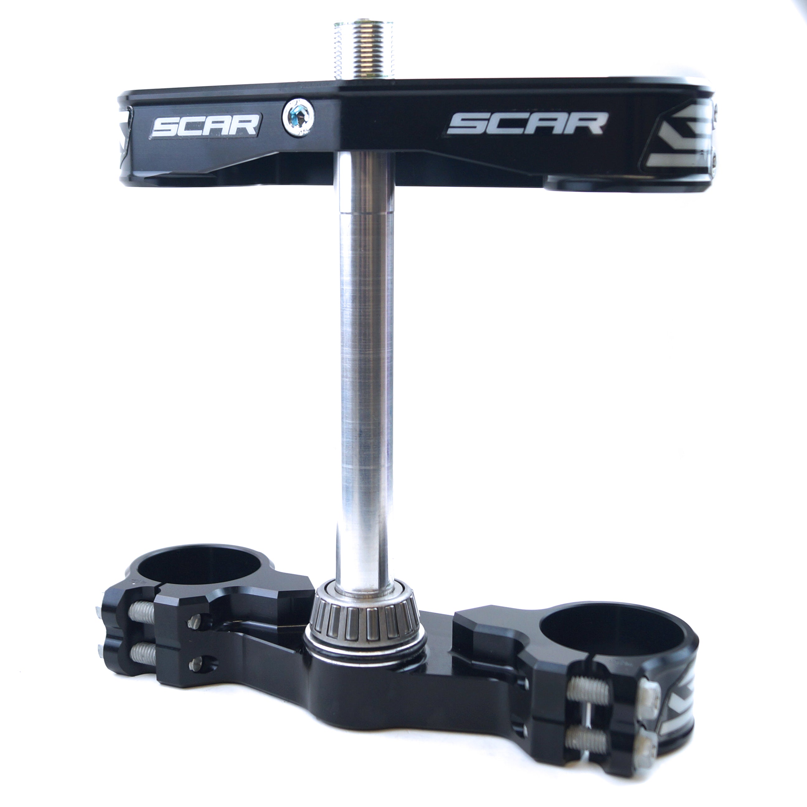 Scar Racing Triple Clamps Black SX 65 2021-23, Offset 22mm Scar S5415bk