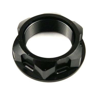FIR M24x1.00mm Stem Nut Each Black, Aluminium / CR RM RMZ YZ YZF, / Cnc