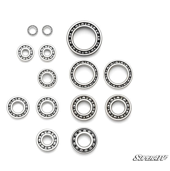 SuperATV Polaris Transmission Bearing Upgrade Rebuild Kit Tranbk-p-rzrt