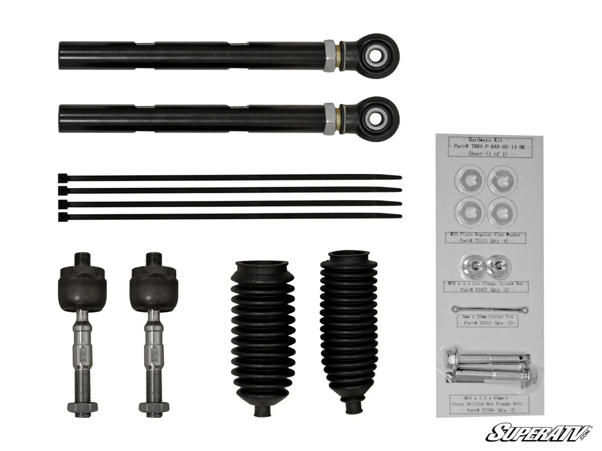 SuperATV Polaris Ranger 500 Heavy Duty Tie Rod Kit, Superatv Trra-p-ran-05-14-02 1822636