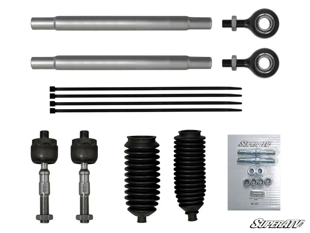 SuperATV Polaris Ranger Heavy Duty Tie Rod Kit, Superatv Trra-p-ran1k-14-st-001 1824794