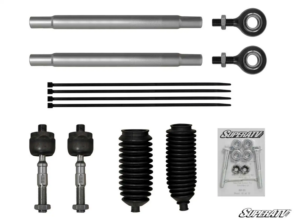 SuperATV Polaris Ranger Heavy Duty Tie Rod Kit, Superatv Trra-p-RAN900-01-14-st-001 1823902