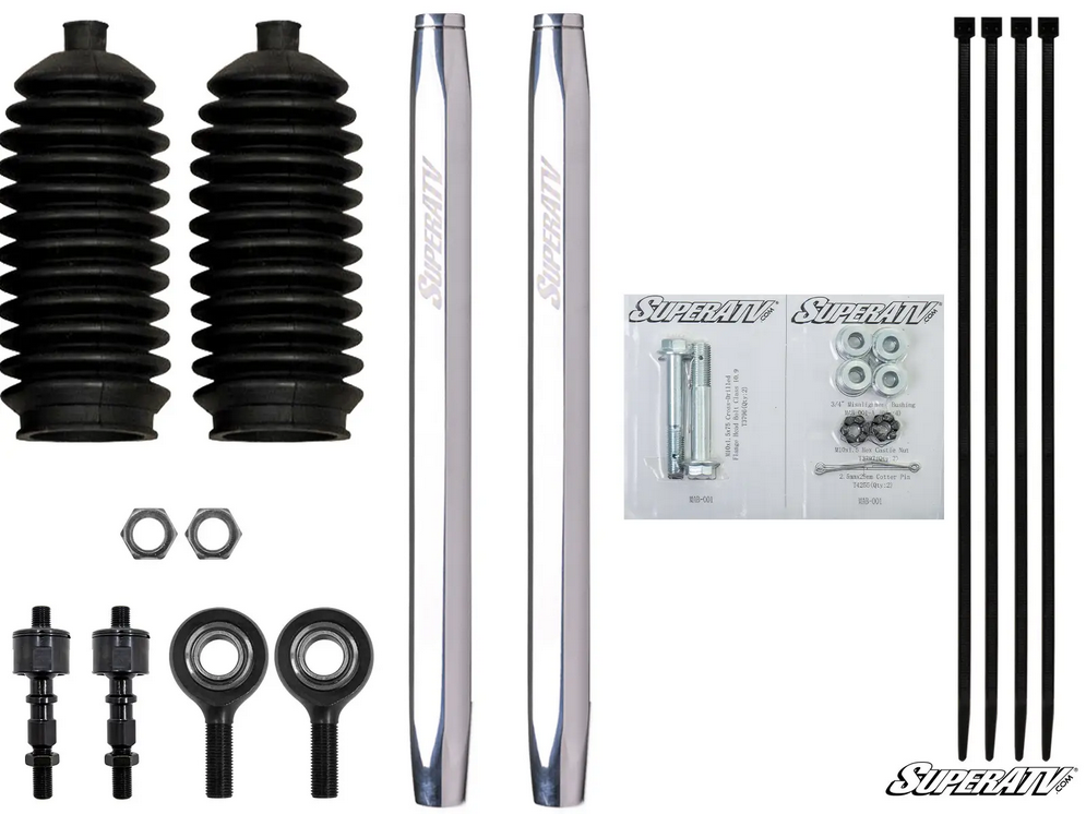 SuperATV Polaris Heavy Duty Billet Tie Rod Kit, Superatv Trra-p-RAN900-b
