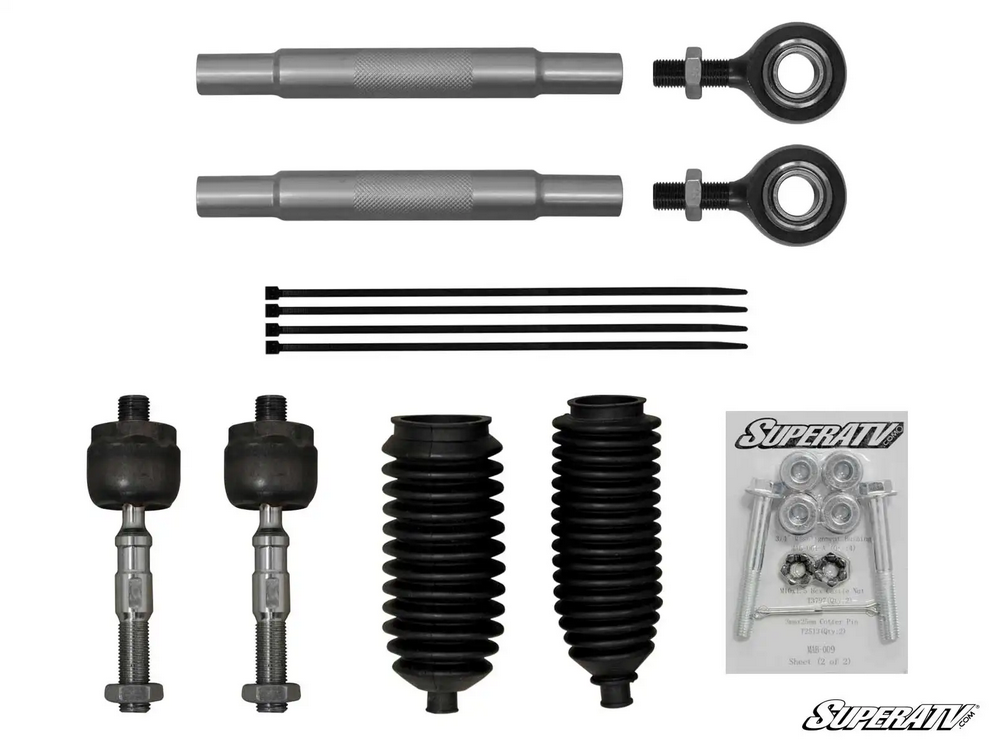 SuperATV Polaris RZR Heavy Duty Tie Rod Kit, Superatv Trra-p-RZR-01-14-st-001 1823632, 1823497