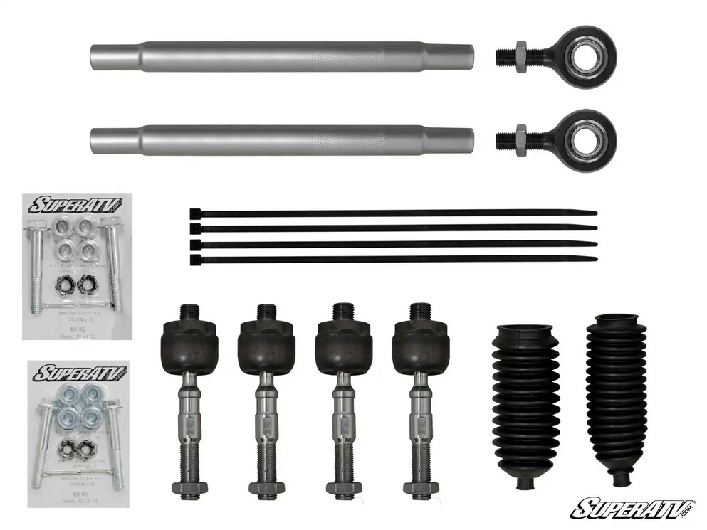 SuperATV Canam Commander Heavy Duty Tie Rod Kit, Superatv Trra-ca-com-01-14-st-001 709401004, 709401185, 709401500