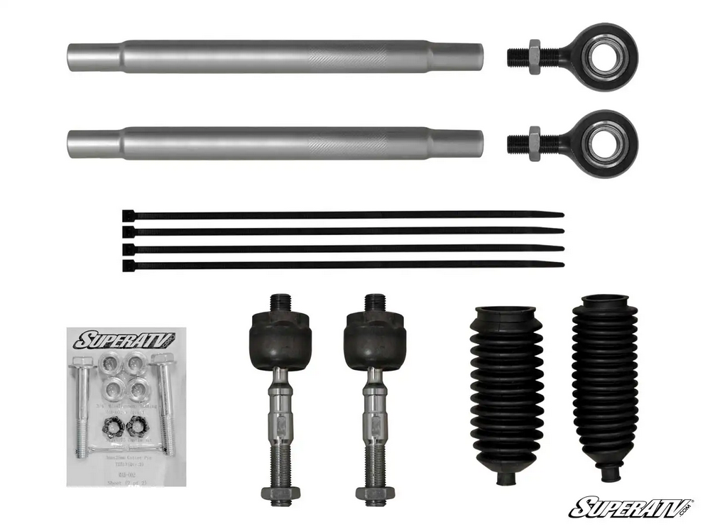 SuperATV Canam Maverick Heavy Duty Tie Rod Kit, Superatv Trra-ca-mav-hd-0-14-st-001