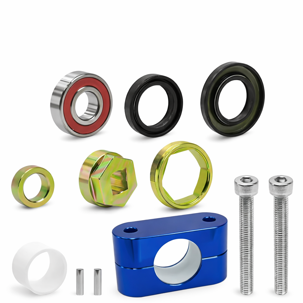 Dirt Racing Steering Stem Bushing Bearing Seal Set Yamaha Grizzly YFM350 YFM400 YFM450 YFM550 YFM600 YFM700