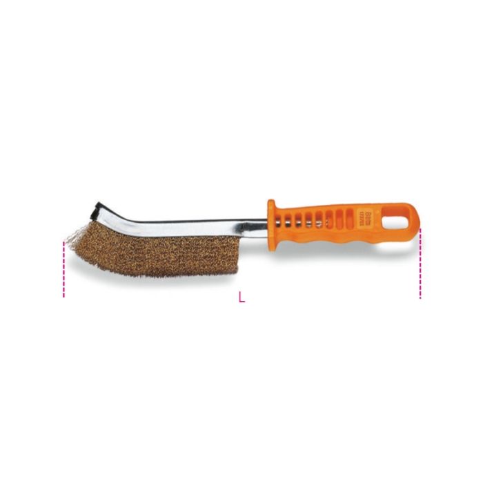 Beta Tools Brake Shoe Cleaning Brush Brassed Steel Wires 270mm - Beta Tools 1737NX