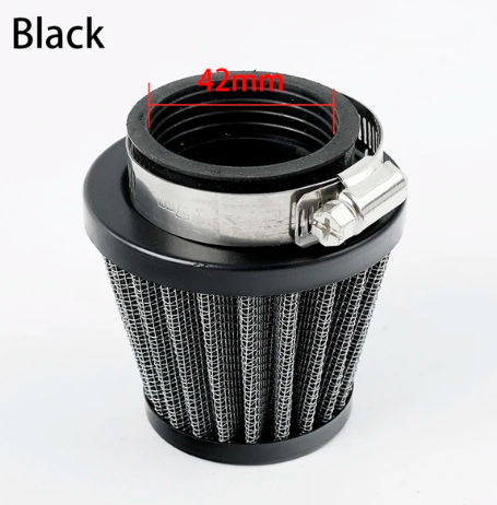 FIR 42mm Air Filter with Rubber Bolt on