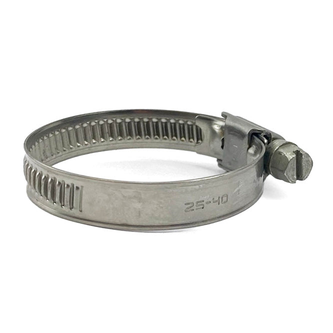 FIR Jubilee Hose Pipe Clip 25 - 40mm Stainless Steel