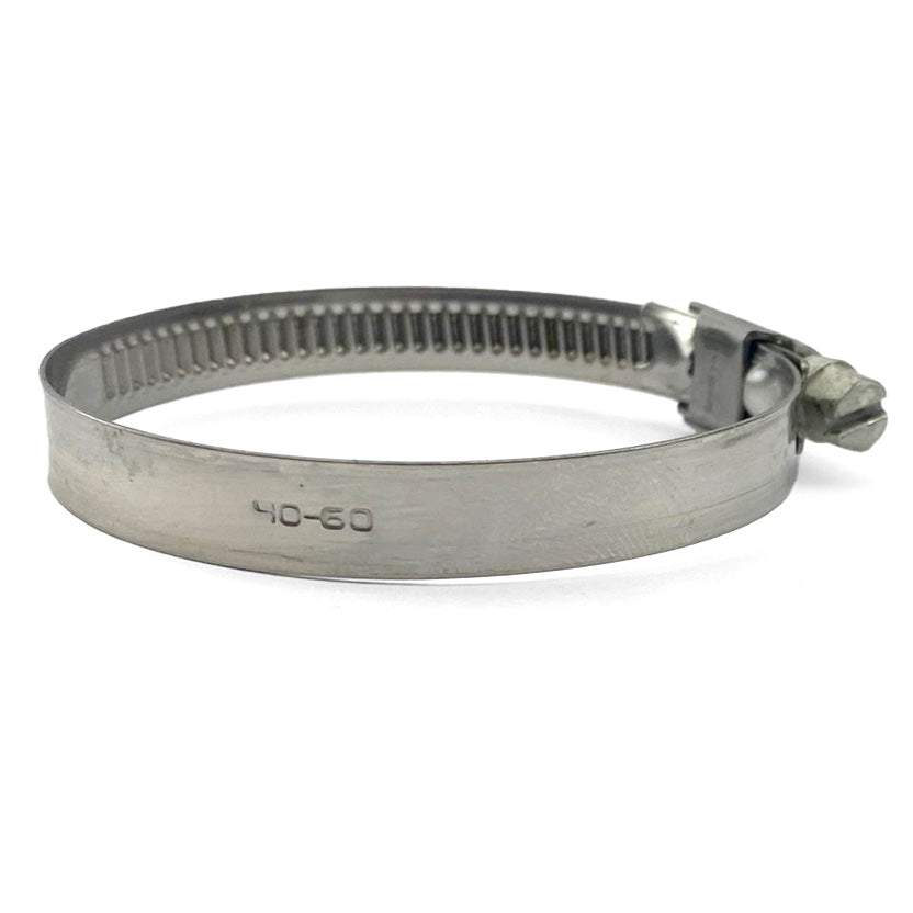 FIR Jubilee Hose Pipe Clip 40 - 60mm Stainless Steel