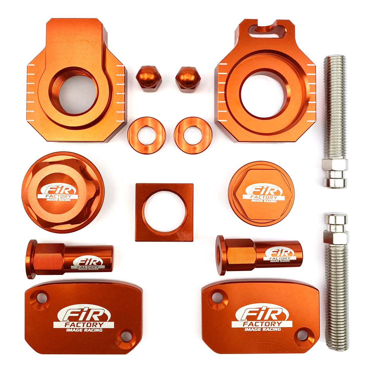 FIR Pc Bling Kit KTM SX/EXC, Fir Cpk-522, Cnc Alloy, Axle Block, Caps, Tyre Nut