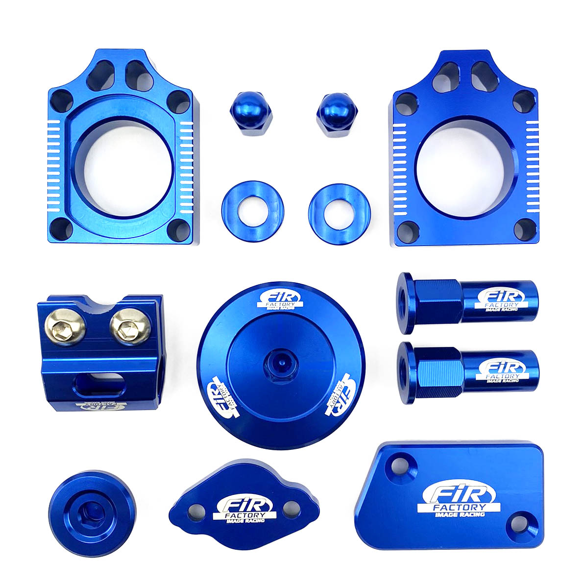 FIR 11pc Bling Kit Yamaha 450, Fir Cpk-401, Cnc Alloy, Axle Block, Caps, Tyre Nut