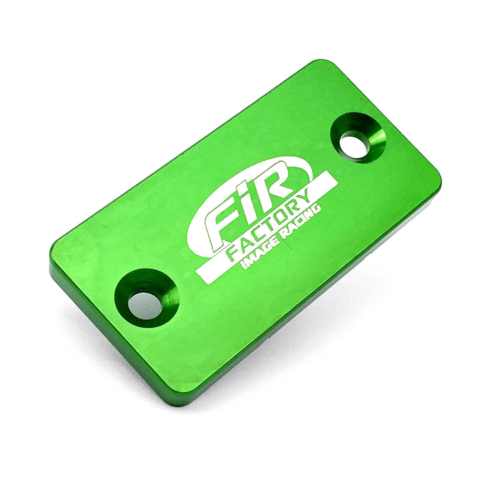 FIR Cnc Cylinder Cap YZF/KX/RM, Fir Asfrc-02 Green, Nissin Style