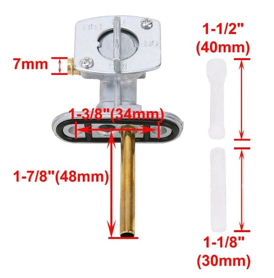 Dirt Racing Fuel Petcock Tap Yamaha 15a-24500-00-00 21v-24500-10-00 23f-24500-11-00
