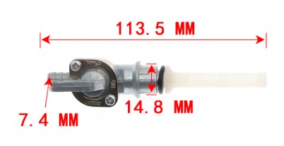 Dirt Racing Fuel Petcock Tap Piaggio Rieju Rr Mrx Smx Spike Matrix