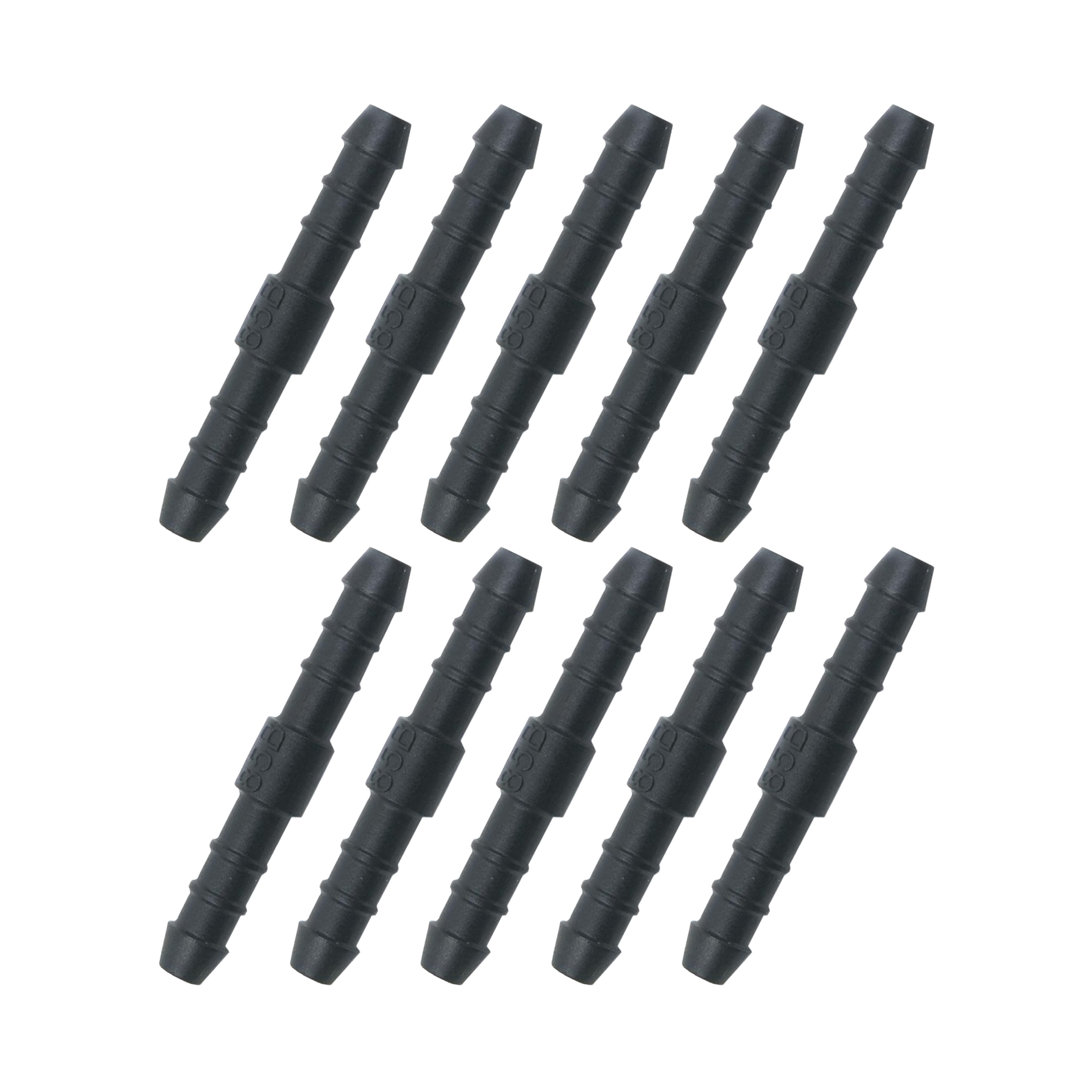 FIR Straight Connecter 1/4, 6mm, £0.60 Each Pack/10