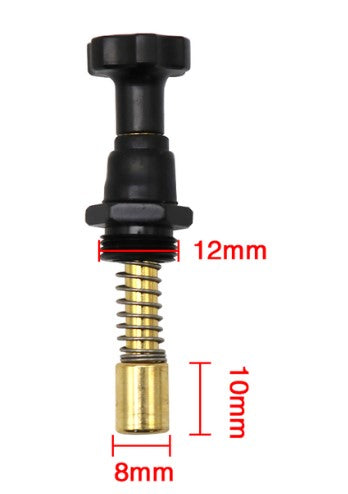 Dirt Racing Choke Plunger Black 10mm Long Bottom End Valve
