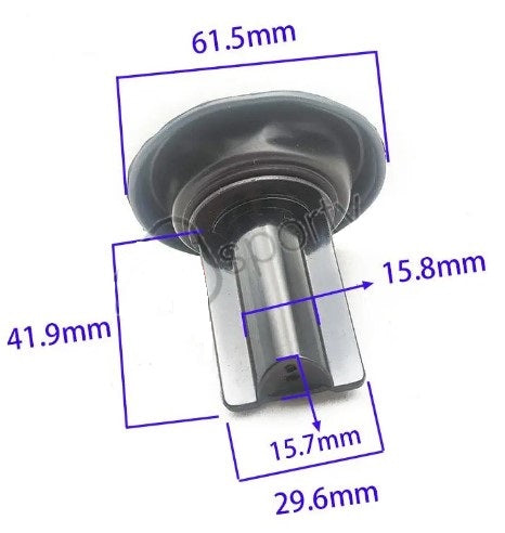 Dirt Racing Carburettor Plunger Slider Diaphragm Kit 2001-2017 Yamaha Ybr Yfz Xtz 125 Tw 200 5lb-e434a-00