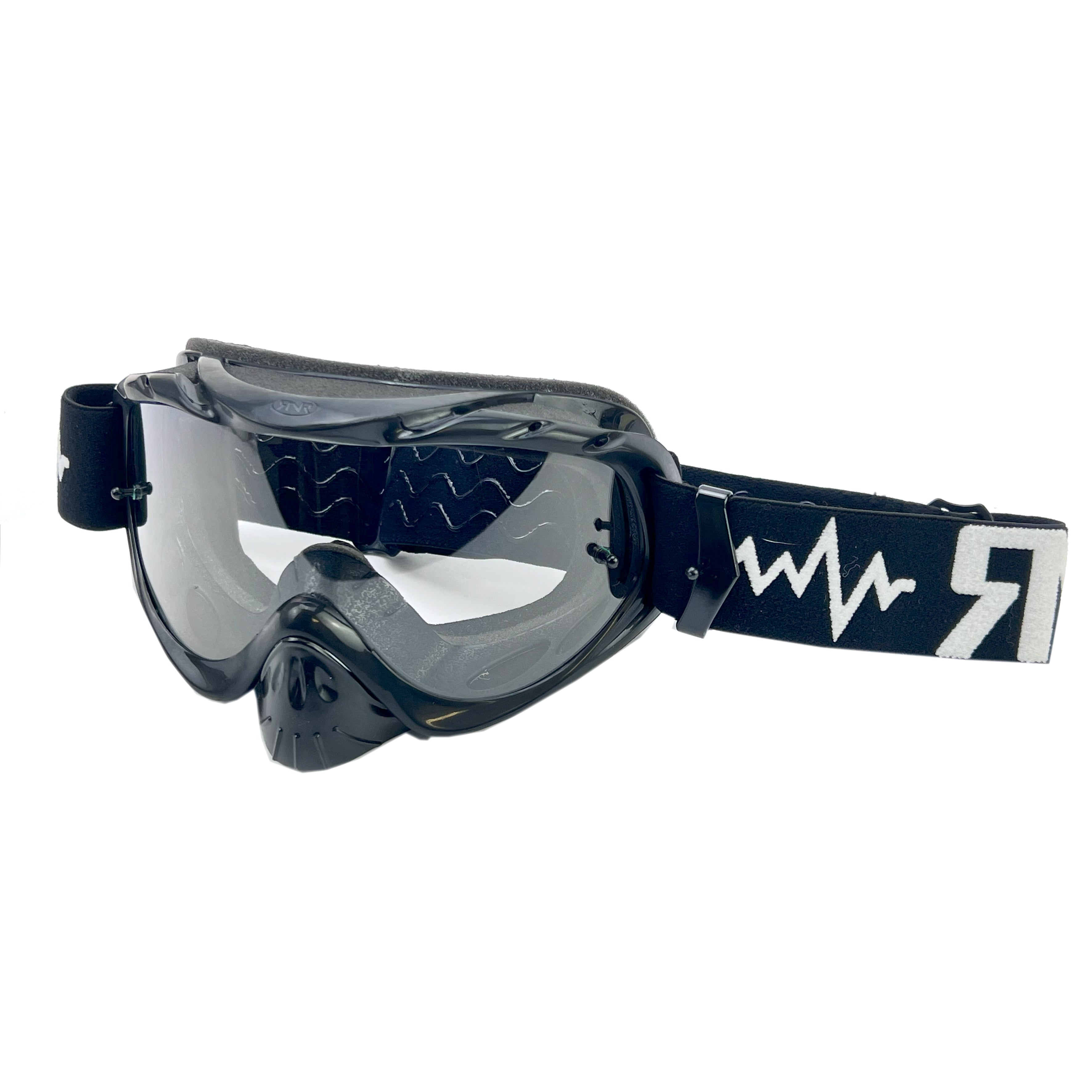 Rip-N-Roll Rnr Hybrid Black Tear Off, Black Goggle, GH23TO, Tear Off