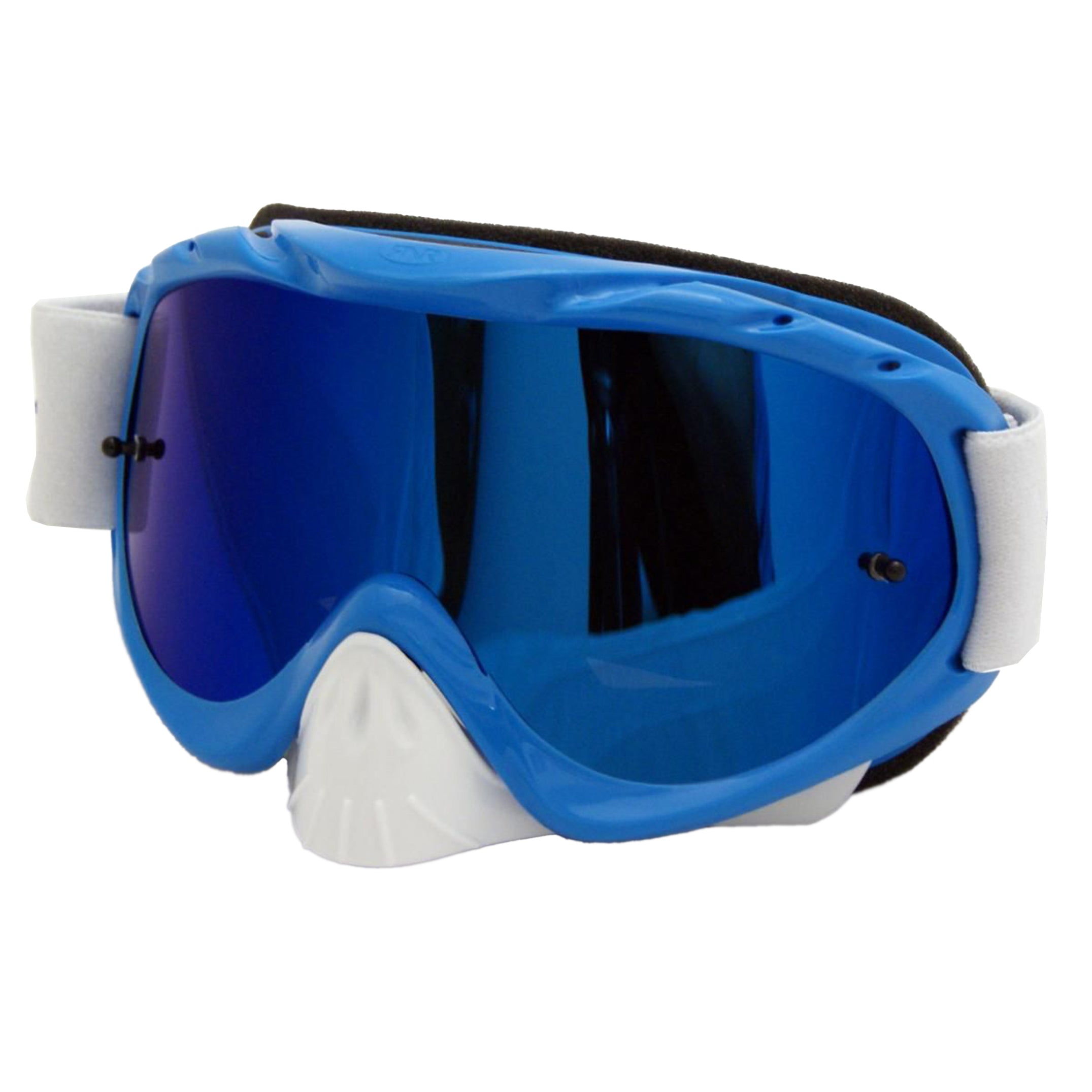 Rip-N-Roll Rnr Hybrid Pacific Blue Mirrored Lens, Pacific Blue Goggle, GH44M, Mirrored Lens