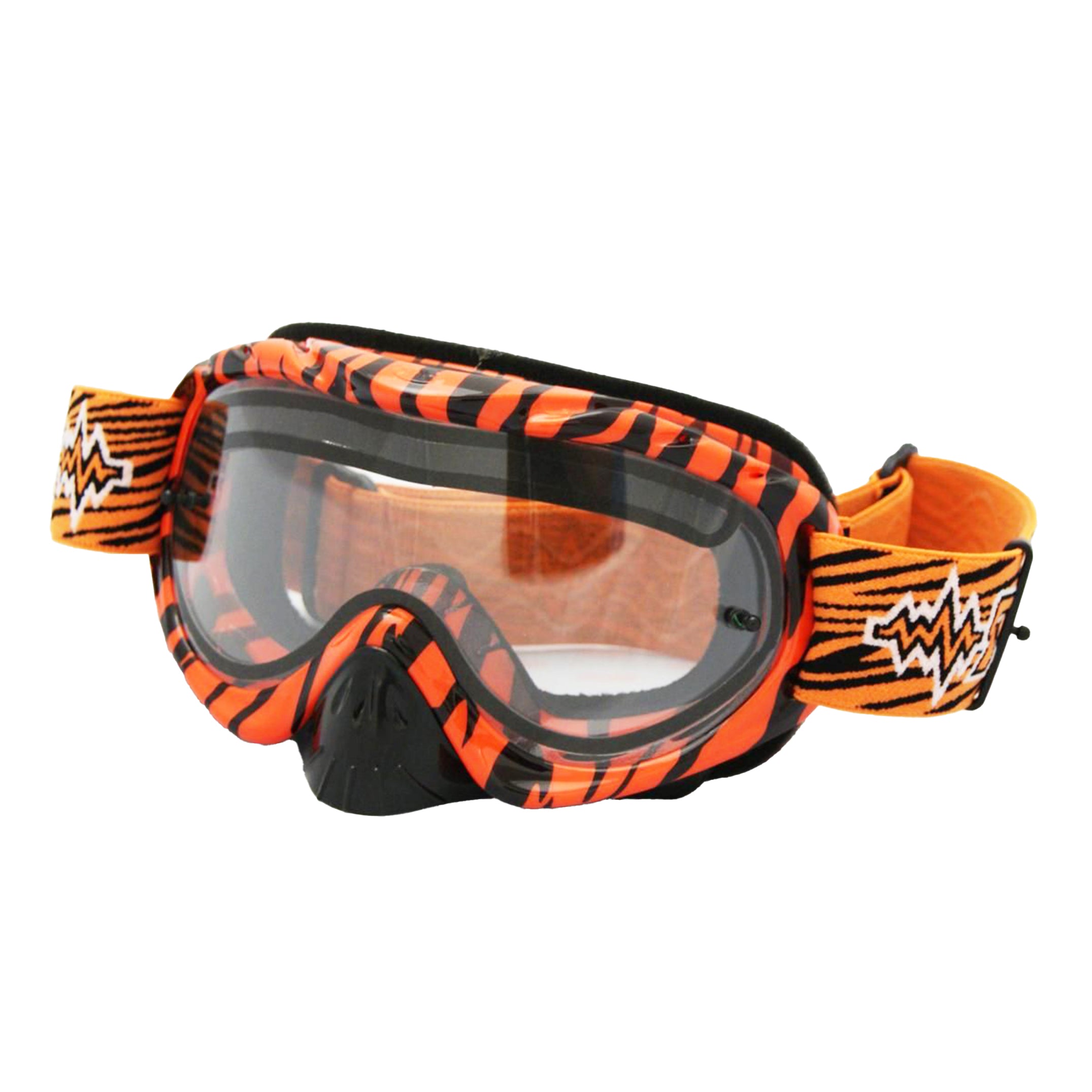 Rip-N-Roll Rnr Hybrid Wild Or/bk Vented Lens, Wild Orange & Black Goggle, GH366DV, Vented Lens