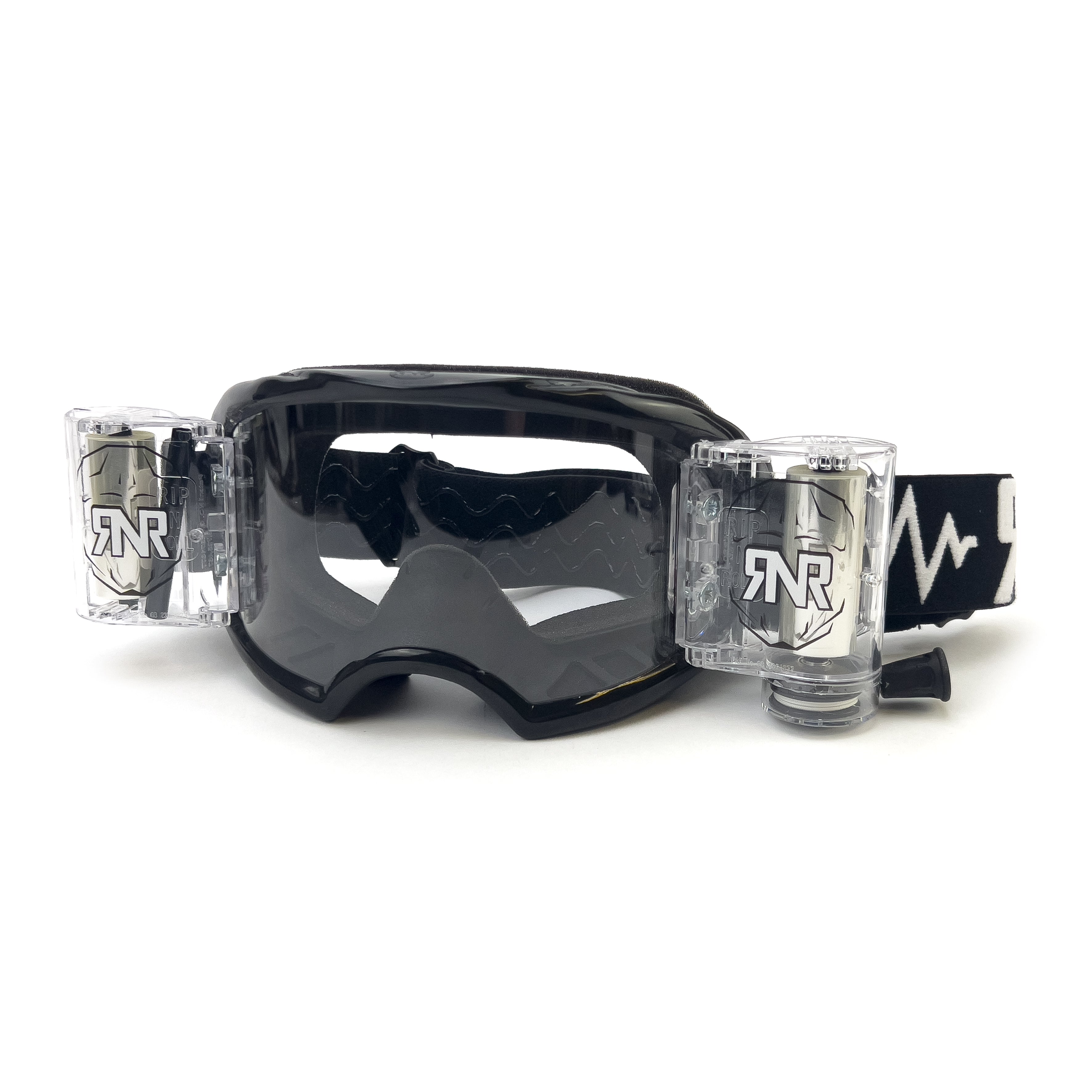 Rip-N-Roll Rnr Colossus Black Wvs 48MM, Black Goggle, Wide Vision System, GXC23, Roll & Tear Off