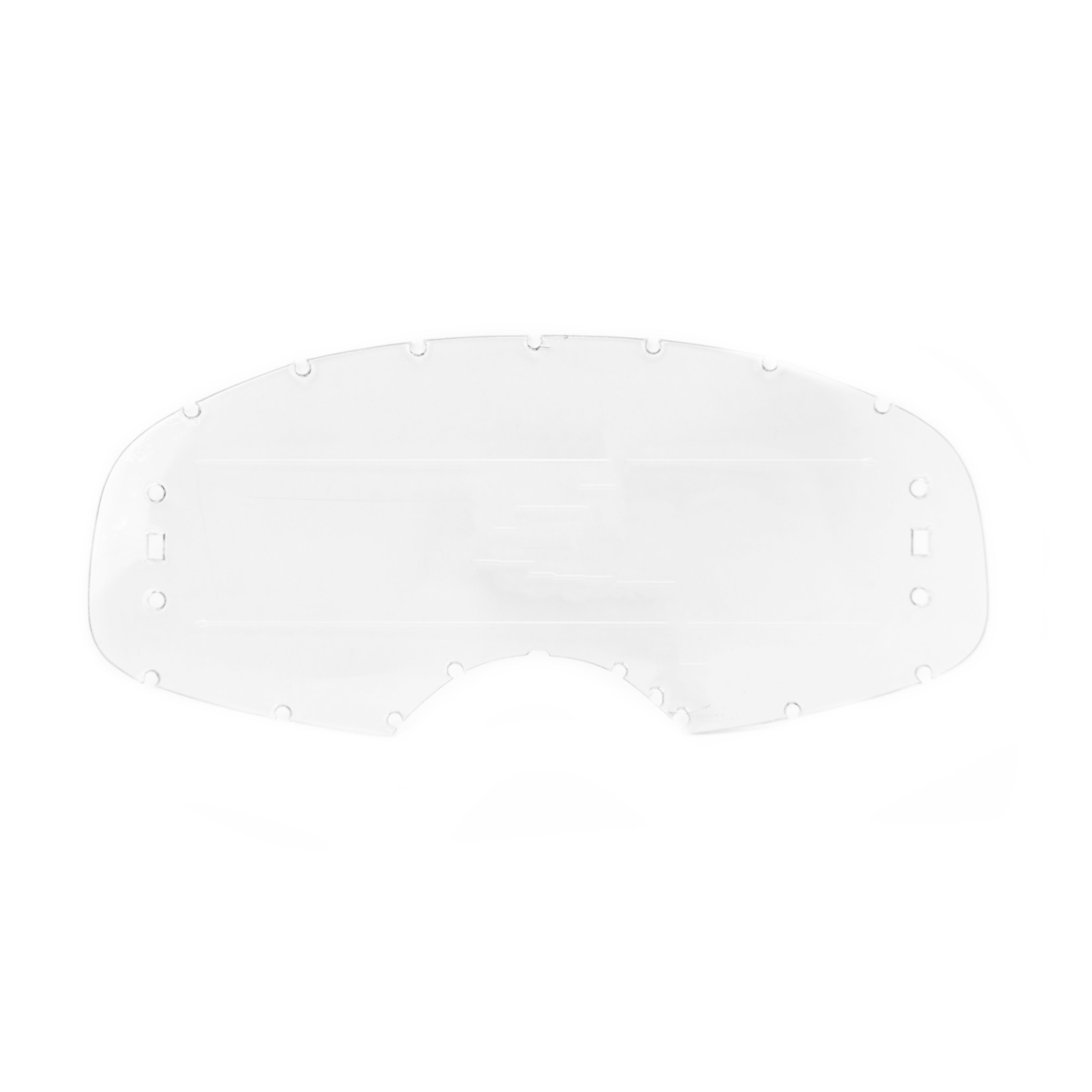 Rip-N-Roll Platinum Roll Off Lens Clear Lined Fit LCR66R