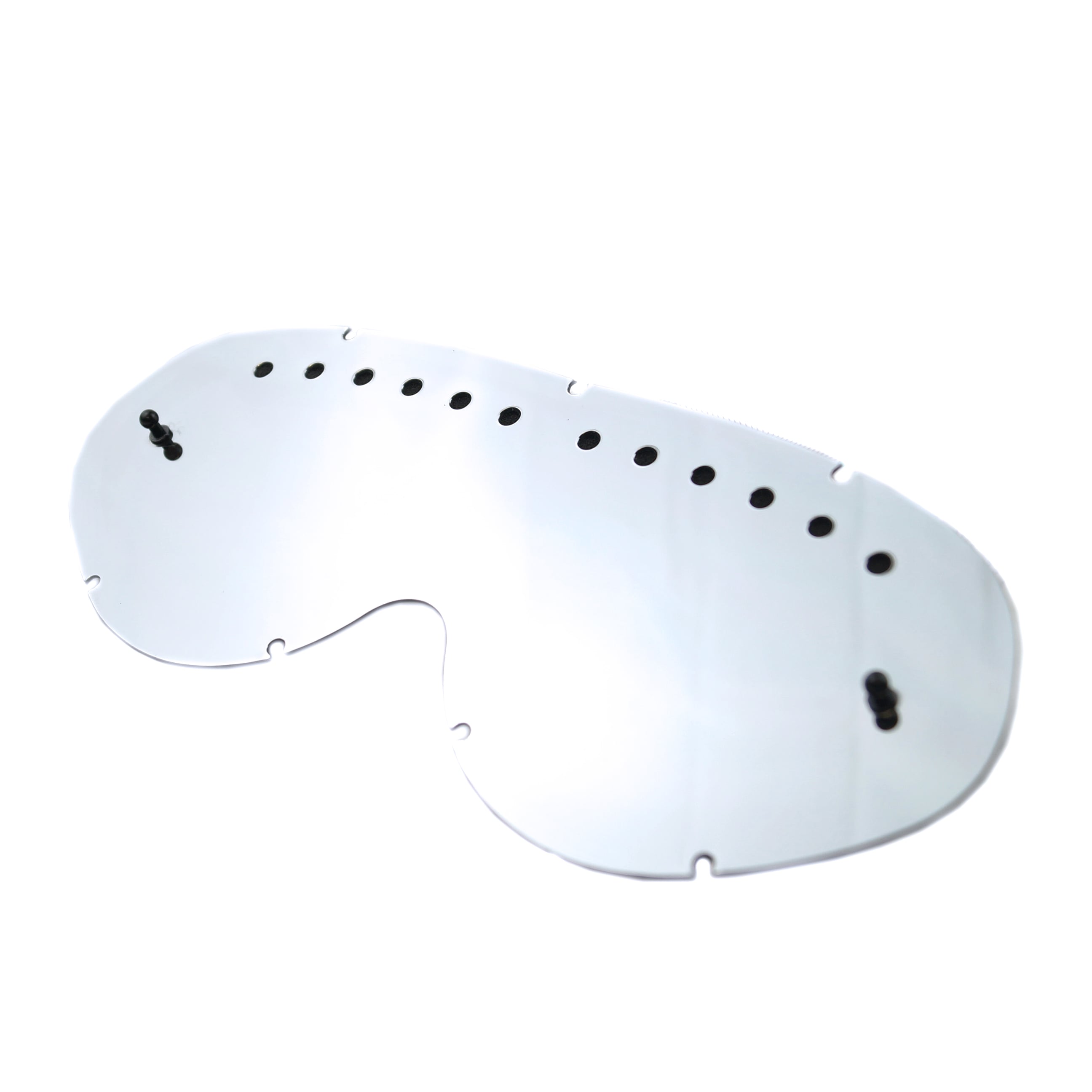 Rip-N-Roll Hybrid Tear Off Mirror Lens Silver Vented, Anti Fog, Anti Scratch, DVSIL201