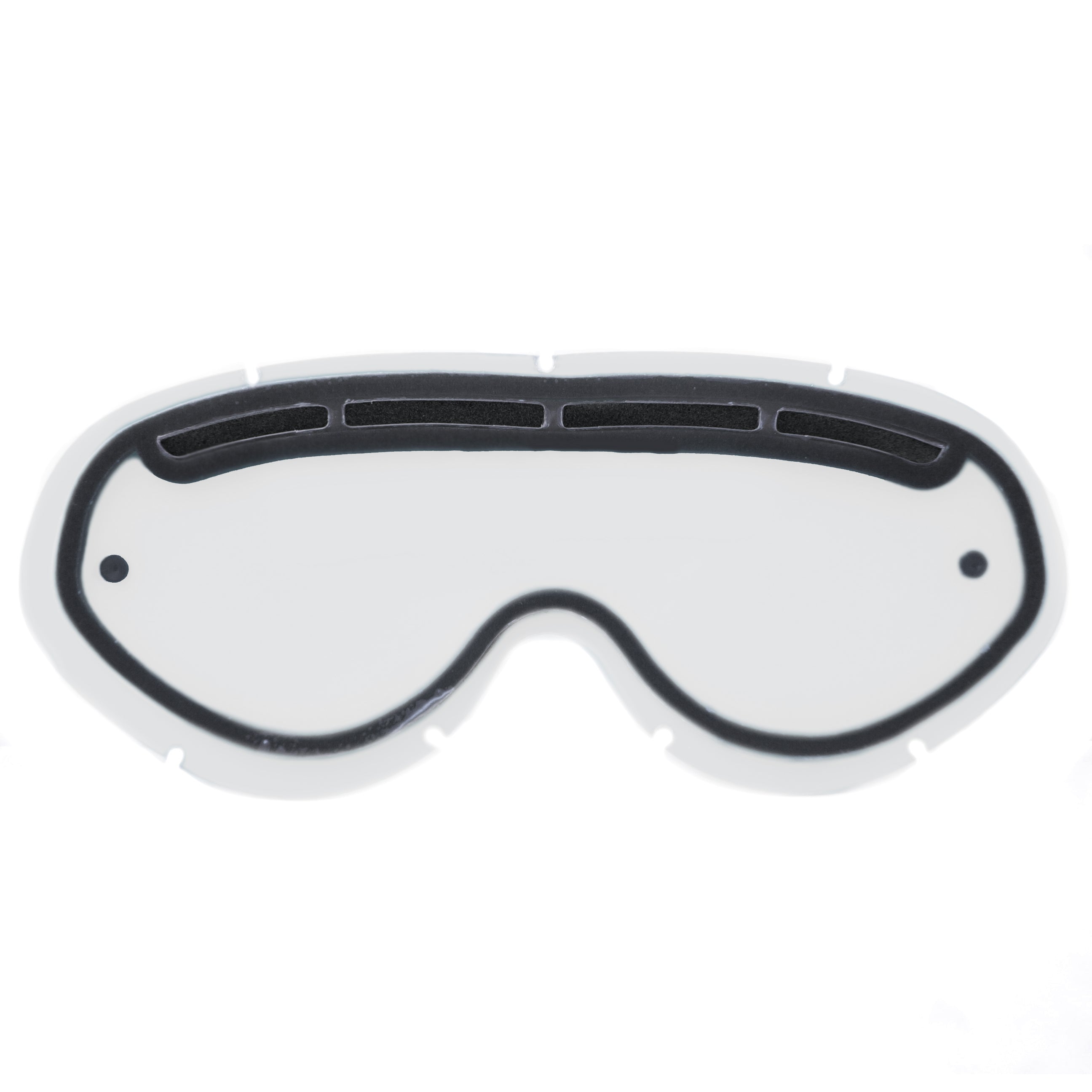 Rip-N-Roll Hybrid Tear Off Vented Lens Clear, Anti Fog, Anti Scratch, DVC201