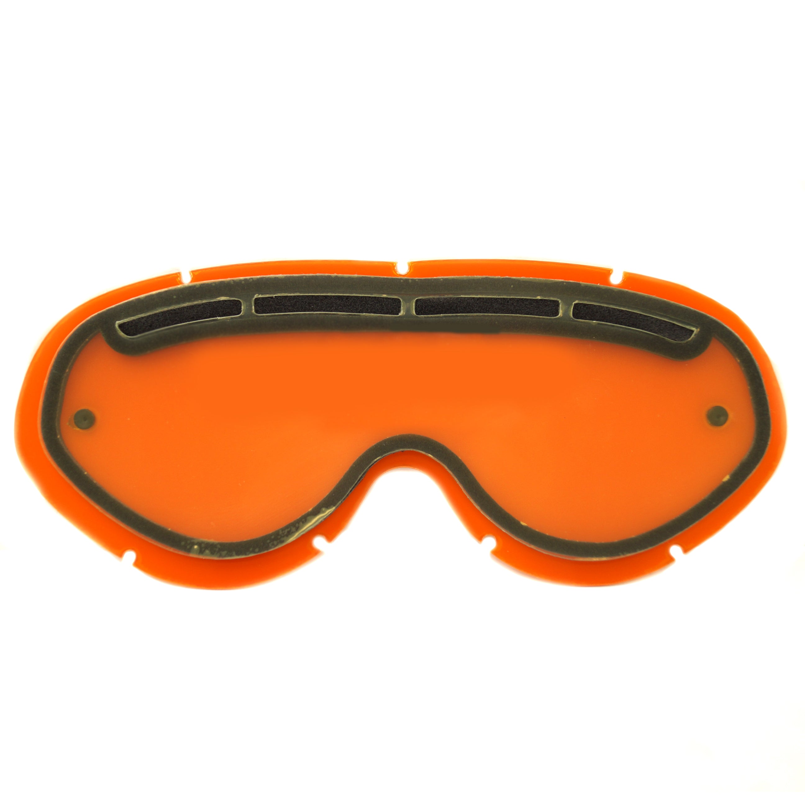 Rip-N-Roll Hybrid Tear Off Vented Lens Orange, Anti Fog, Anti Scratch, DVO201