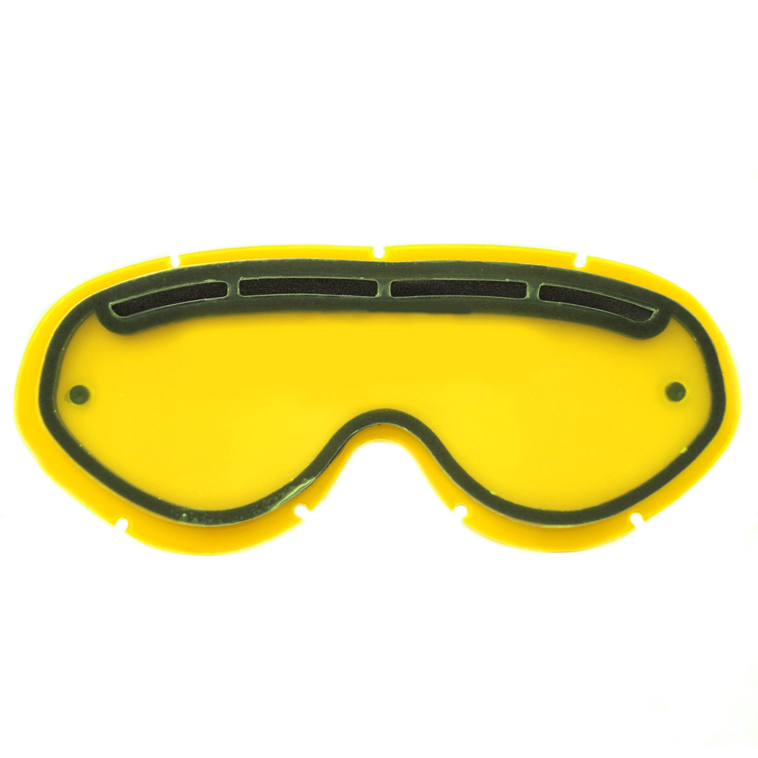 Rip-N-Roll Hybrid Tear Off Vented Lens Yellow, Anti Fog, Anti Scratch, DVY201