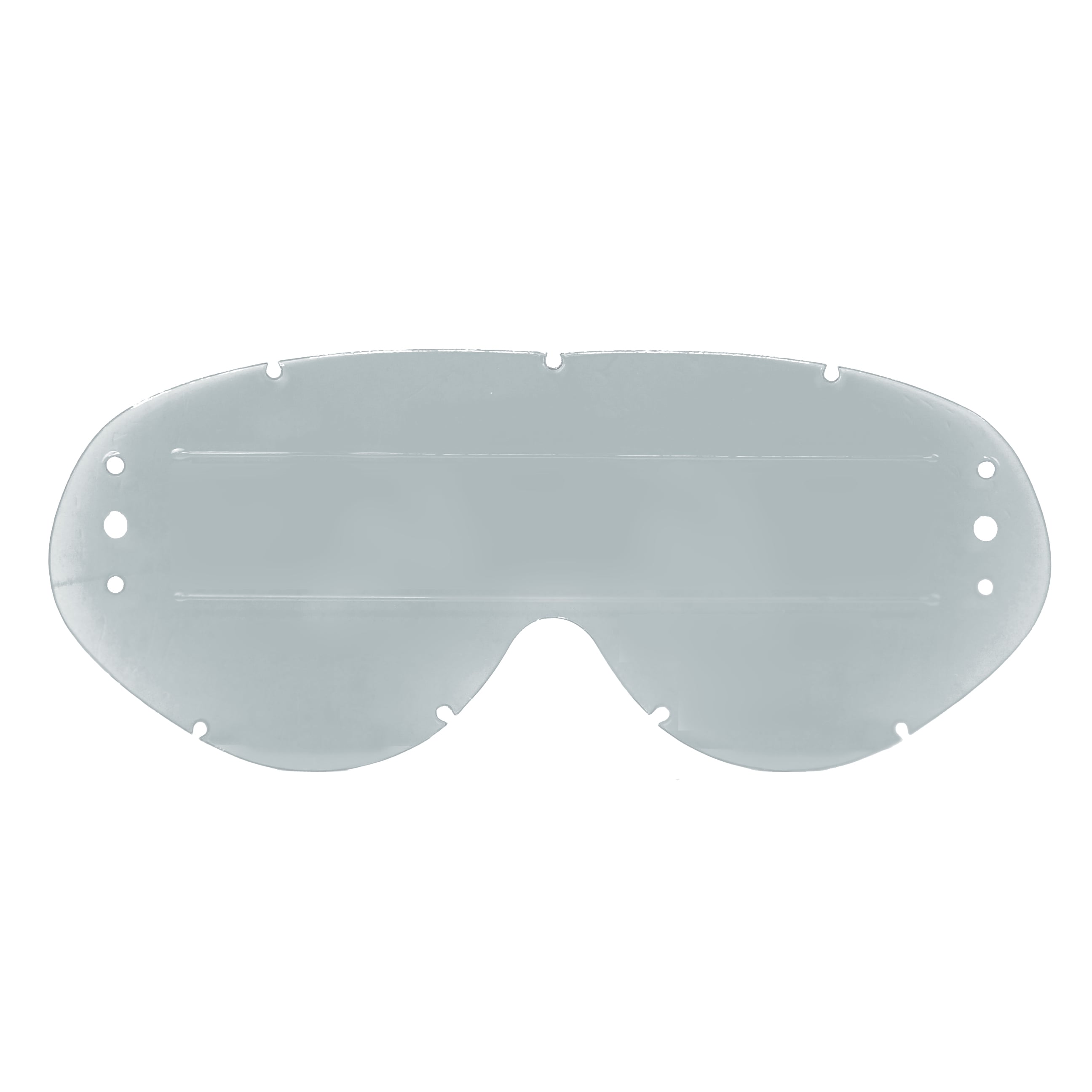 Rip-N-Roll Hybrid Roll Off Lens Smoke Raised Strip, Anti Fog, Anti Scratch, LSR201R