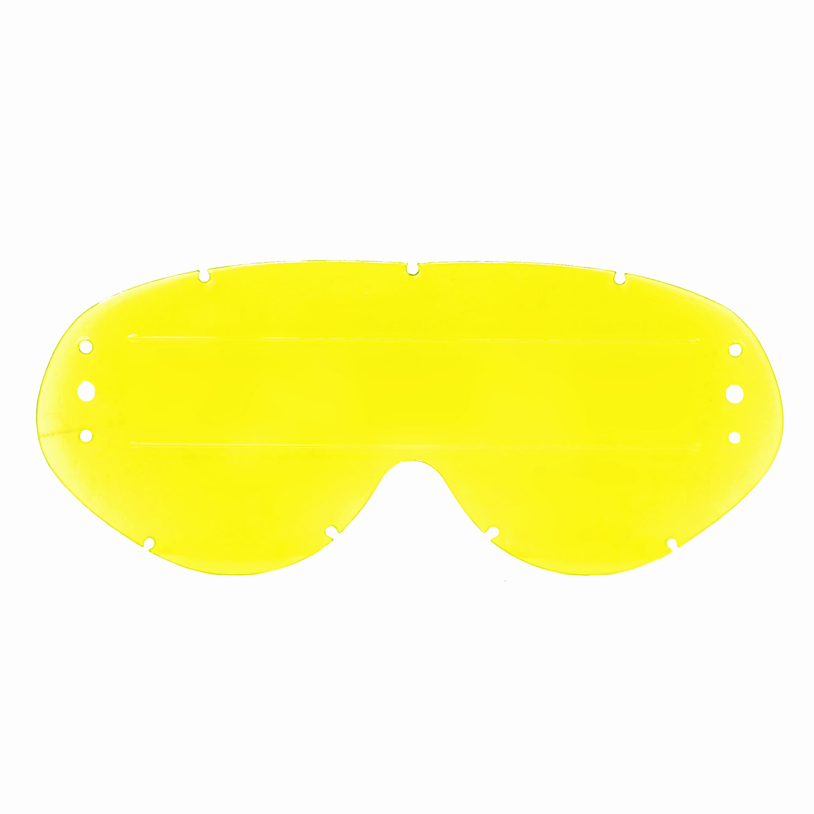 Rip-N-Roll Hybrid Roll Off Lens Yellow Raised Strip, Anti Fog, Anti Scratch, LYR201R