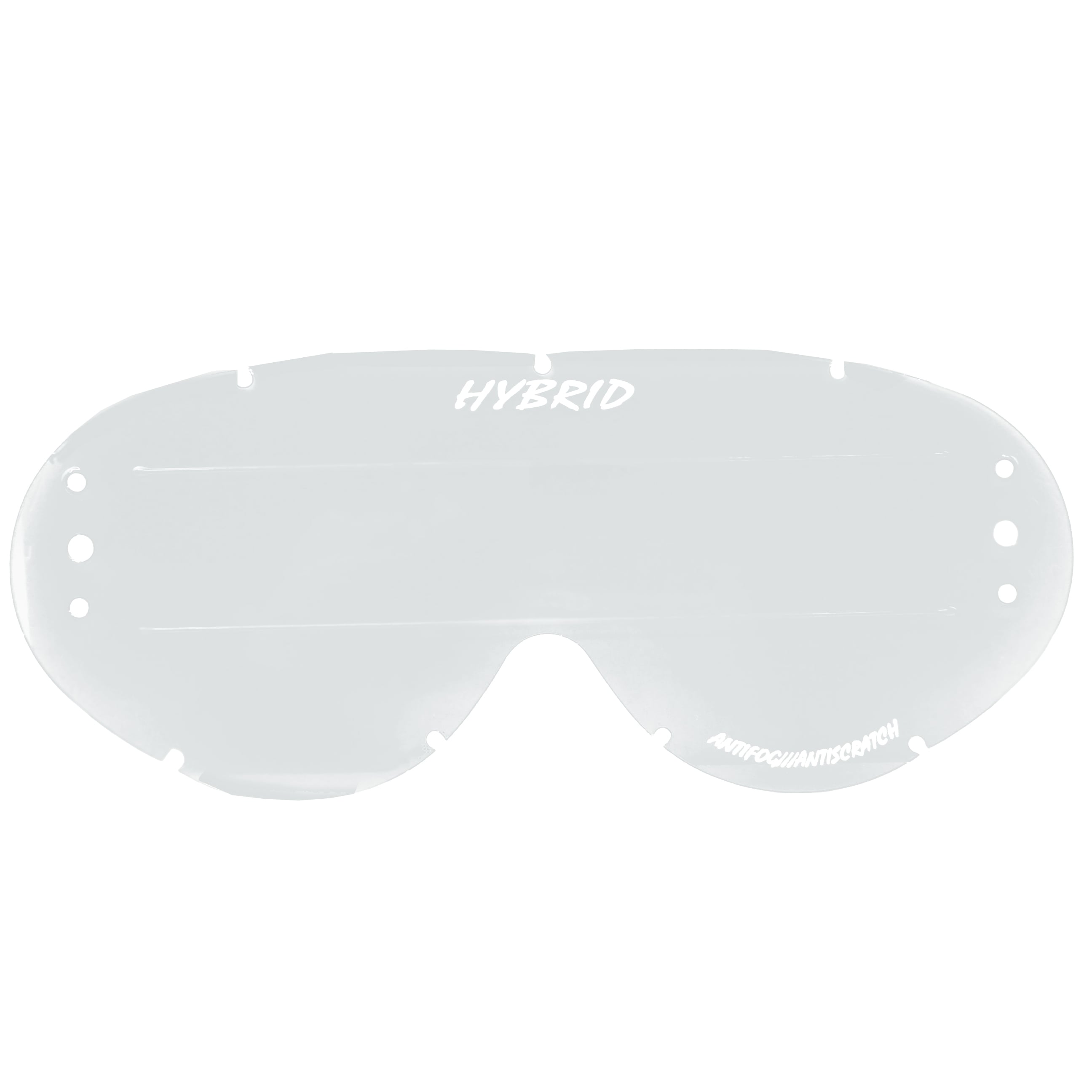 Rip-N-Roll Hybrid XL Roll Off Lens Clear Raised Strip, Anti Fog, Anti Scratch, LCR201RXL