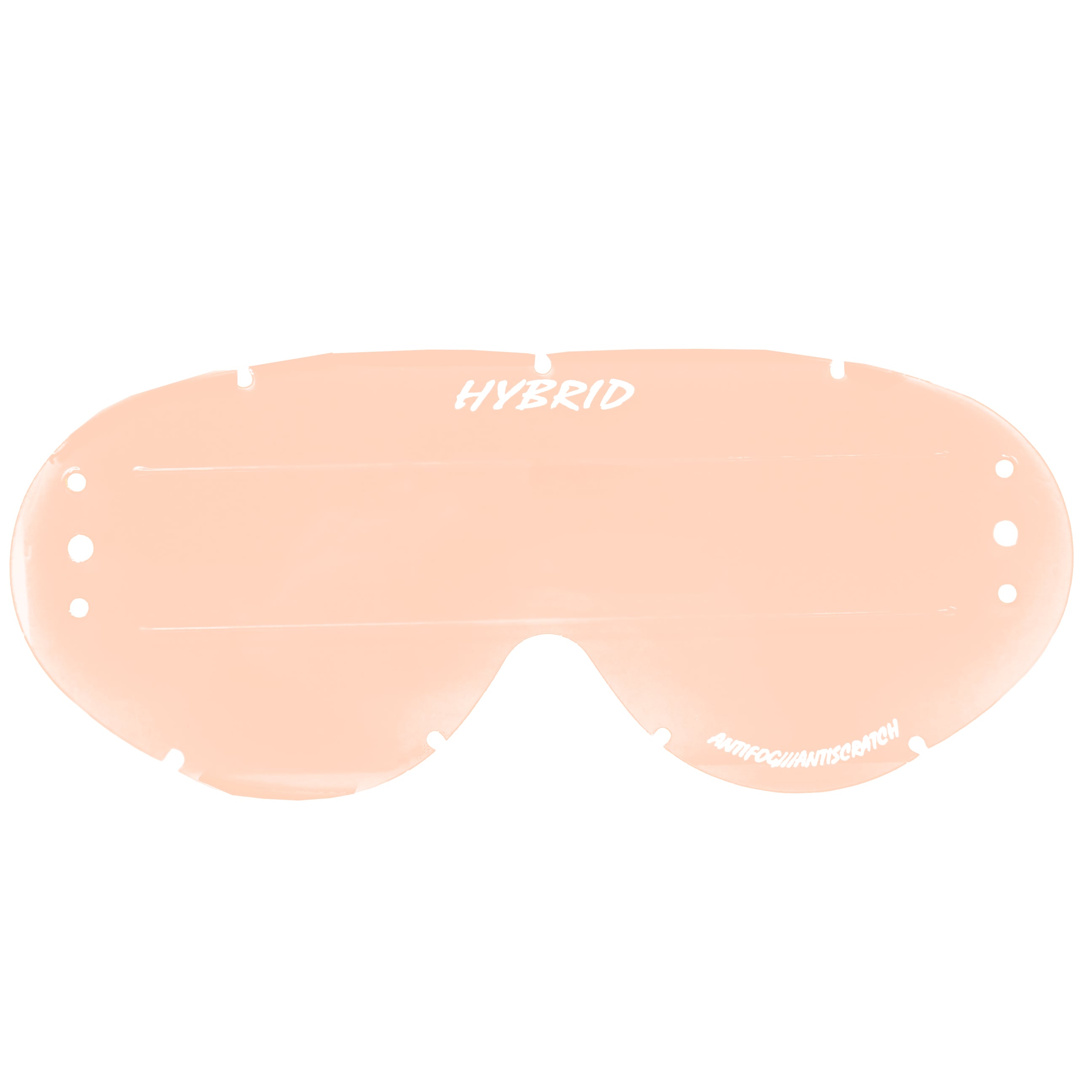 Rip-N-Roll Hybrid XL Roll Off Lens Pink Raised Strip, Anti Fog, Anti Scratch, LPR201RXL