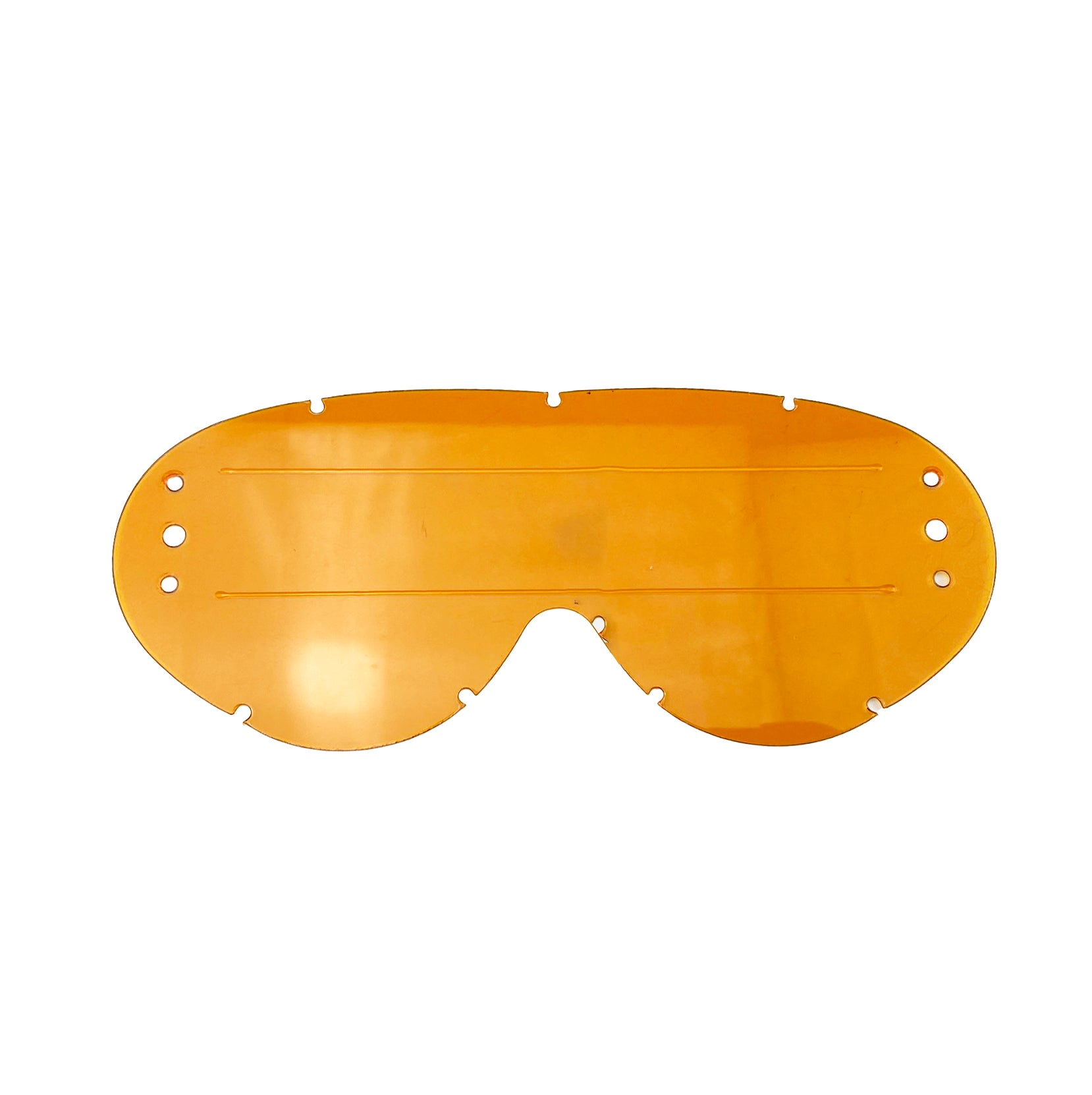 Rip-N-Roll Hybrid Roll Off Lens Orange Raised Strip, Anti Fog, Anti Scratch, LOR201R