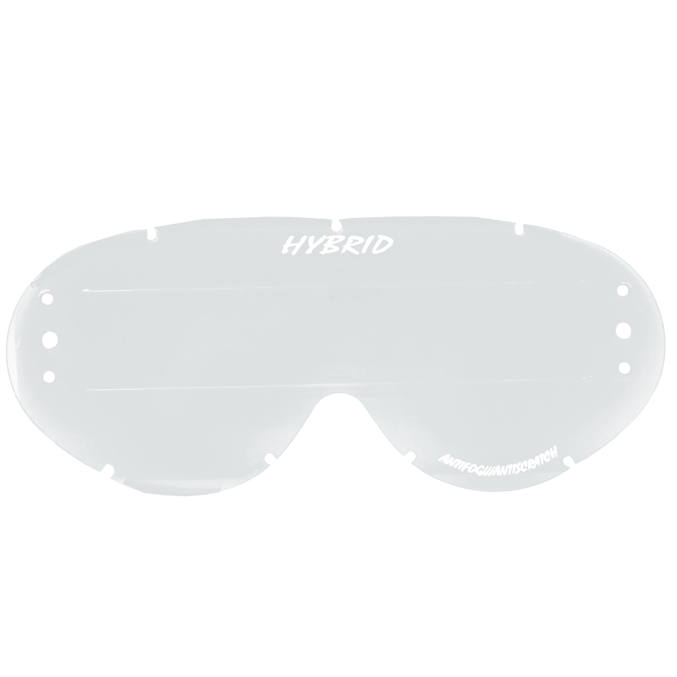 Rip-N-Roll Hybrid XL Roll Off Lens Clear Raised Strip, Anti Fog, Anti Scratch, LCR201RXL