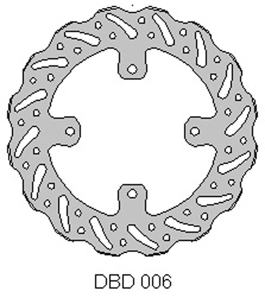 Delta MX rear disc fits Honda CR80 92-02 CR85 03-07 and CRF150 07-15