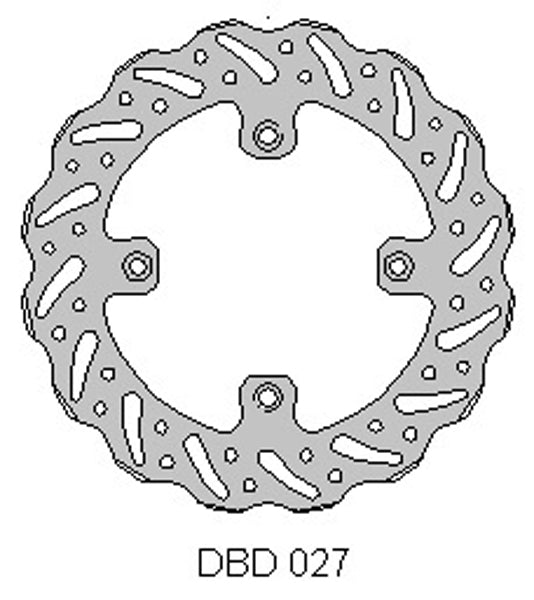Delta MX rear brake disc for YZ80 and YZ85 inc big wheel models