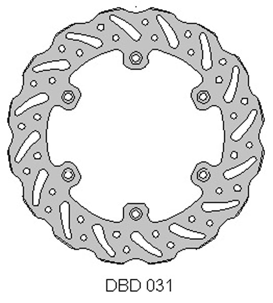 Delta MX rear disc for Yam DT/TDR125, YZ/WR models and some TM models