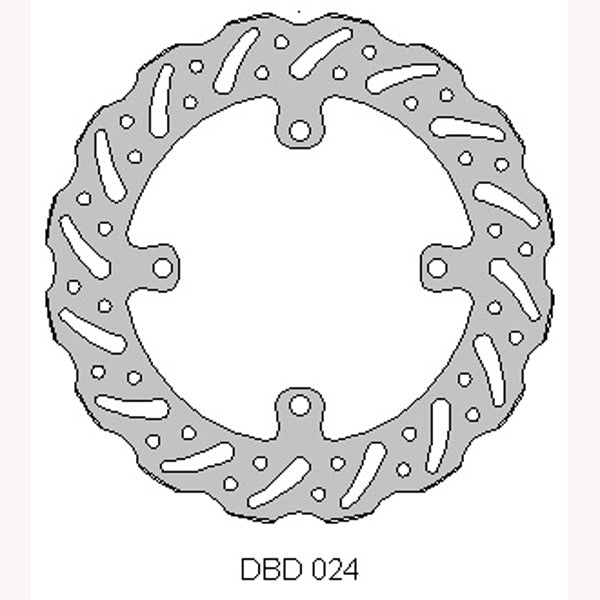 Delta front MX brake disc for Suzuki RMZ250/450 and RMX450