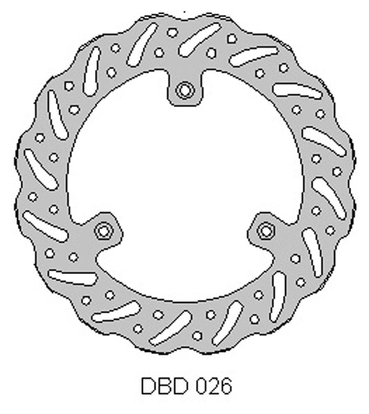 Delta MX front brake disc fits Yam YZ80/85 Suz RM85