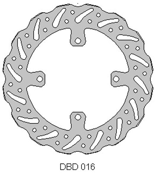 Delta MX front brake disc for Kaw KX125/250/450 KLX450 and more